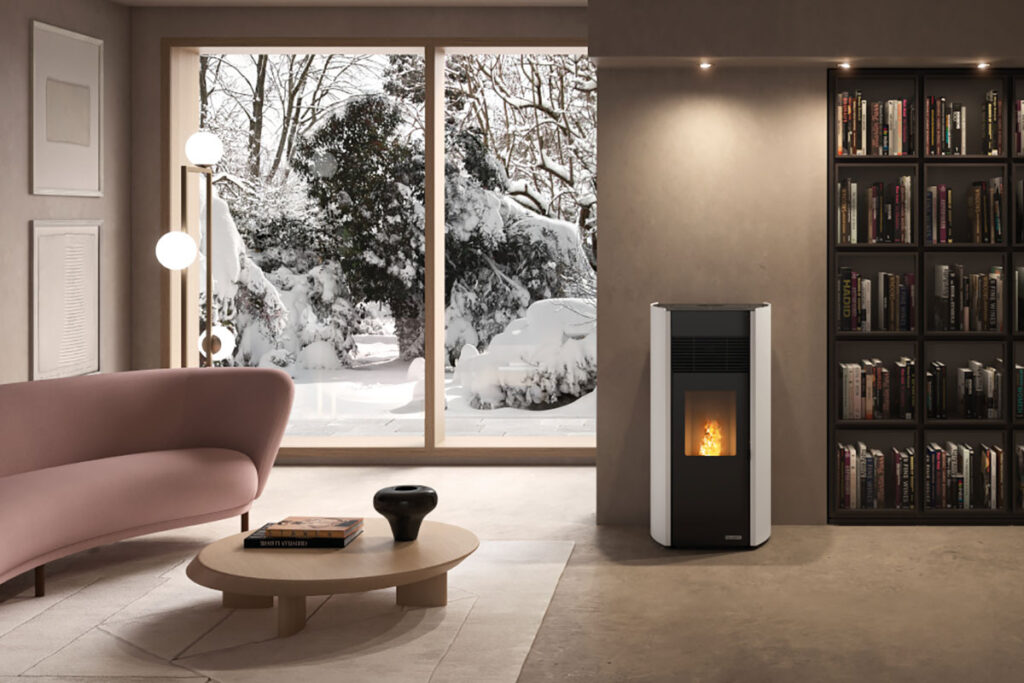 The Smart Way to Stay Warm Palazzetti Milù 8 Pellet Stove | bio energy in Cyprus